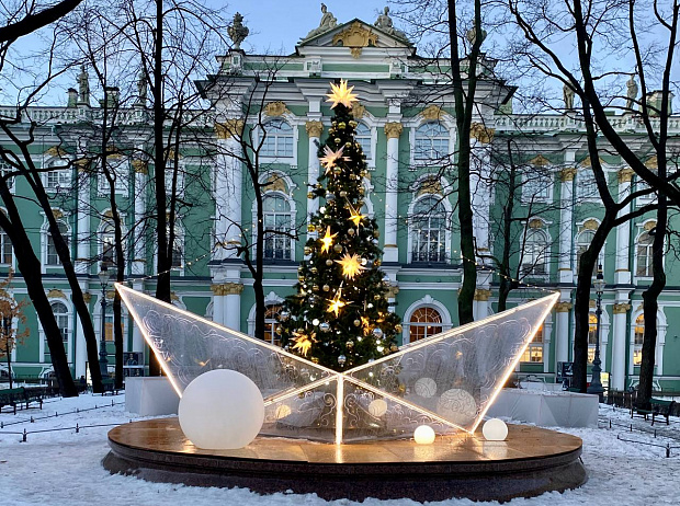 Новогодние краски Эрмитажа